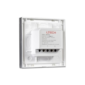 LTECH Controller da Muro E6-TD1 con Rotella Dimmer Triac