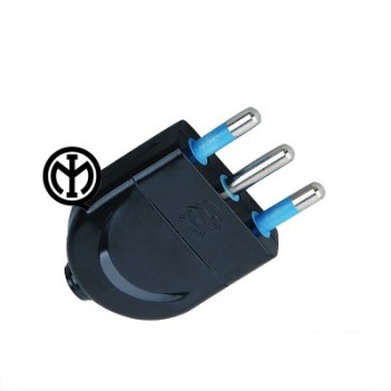 Plug 16A 2P + E Black - Without Cable en