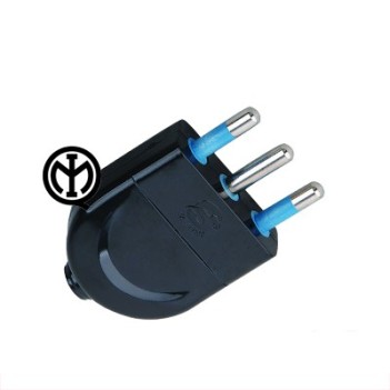Plug 16A 2P + E Black - Without Cable