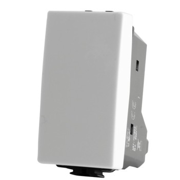 Single-pole Diverter Switch 1 Module 16A White T3 Compatible Bticino Matix