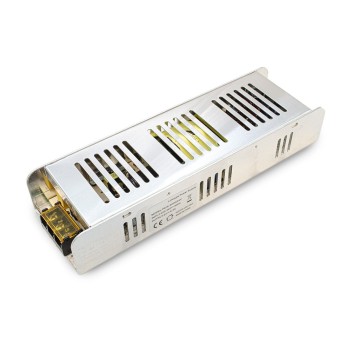 Alimentatore Metallico Slim 200W 24V per Strisce Led -