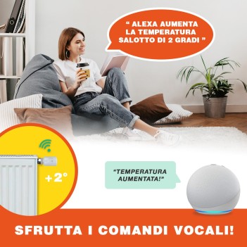 Valvola Termostatica Smart Digitale per termosifoni