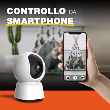 Telecamera di sicurezza Wi-fi Speed 12S Visione a 360°