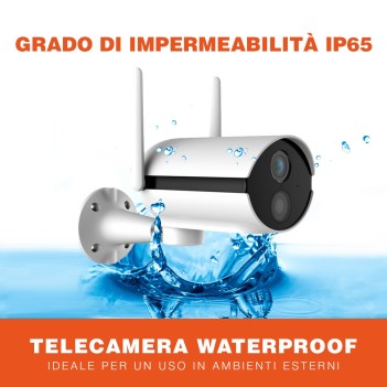 Telecamera video sorveglianza Wi-fi SPEED 11S impermeabile