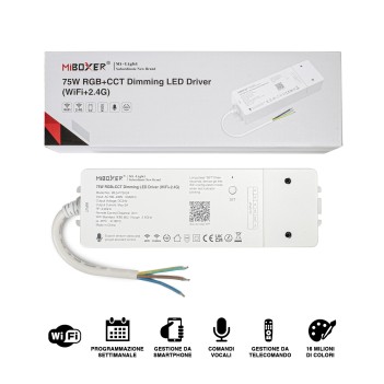 Miboxer Alimentatore Smart Wifi 75W RGB + CCT Dimmerabile