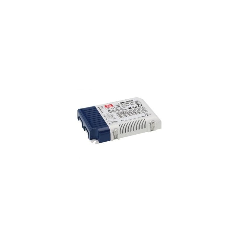 Alimentatore Led Meanwell LCM-60DA da 60W Corrente Selezionabile 500-1400MA Dimmerabile DALI & Push Alimentatore Led Meanwell LCM-60DA da 60W Corrente Selezionabile 500-1400MA Dimmerabile DALI & Push