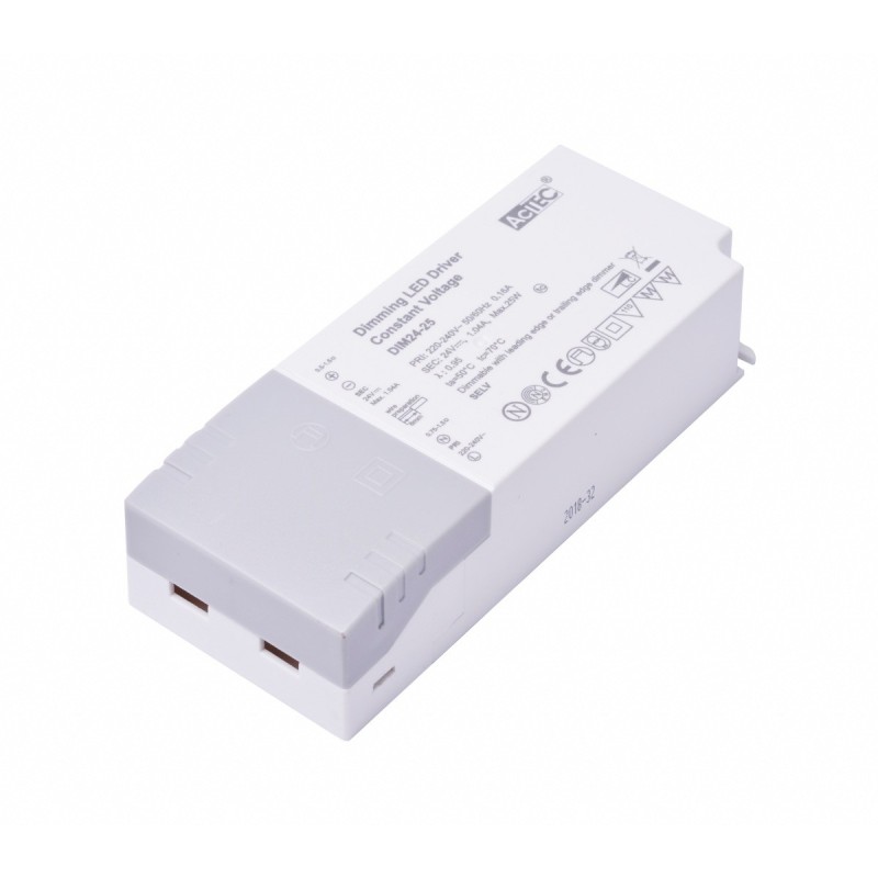 Actec Power Supply 25W 24V DIM24-25 - Phase Cut Dimmer Actec Power Supply 25W 24V DIM24-25 - Phase Cut Dimmer