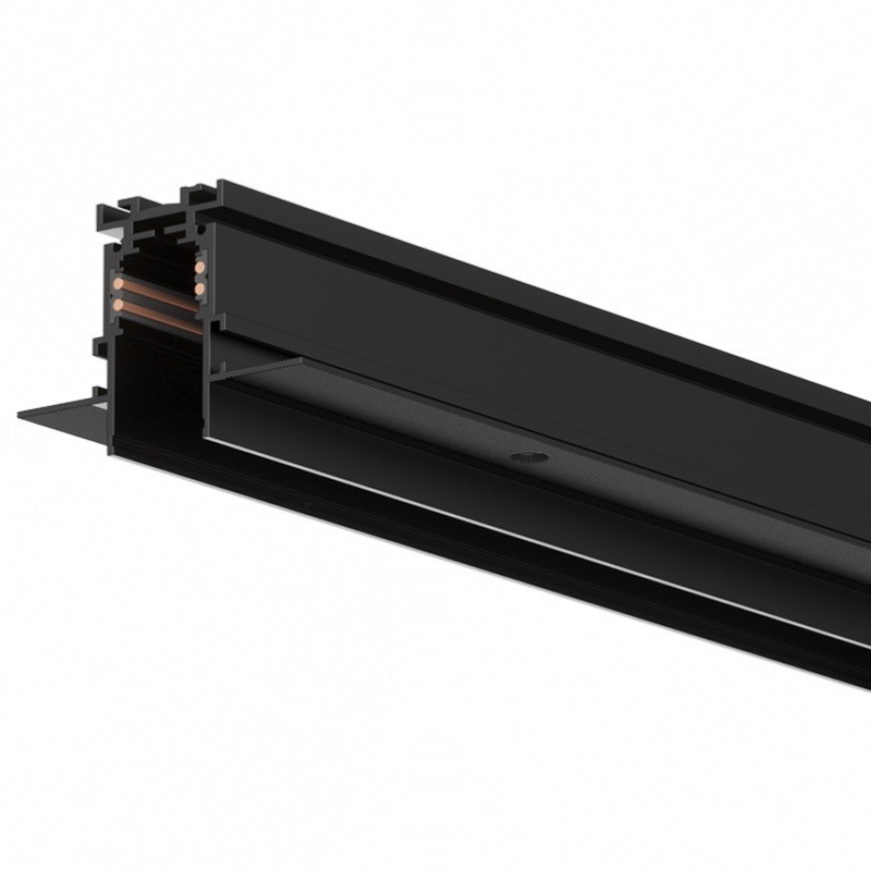 Binario 48V SUPREMA da incasso per cartongesso - Nero 2 mt Binario 48V SUPREMA da incasso per cartongesso - Nero 2 mt