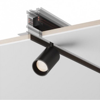SUPREMA Mini Led Spot 55mm 12W dimmable track spotlight 48V colour BLACK