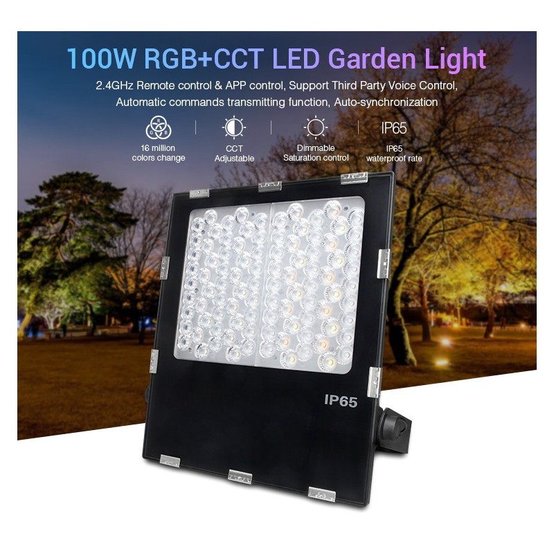 MiBoxer MiLight Spotlight 100W RGB + CCT RF 2.4GHz FUTC07