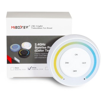 MiBoxer MiLight Telecomando S1 Magnetico Dimmer Dual White - Bianco en