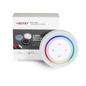 MiBoxer MiLight S2 Remote Control Magnetic Dimmer RGB + CCT - White en