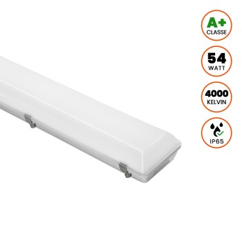 Plafoniera Led Stagna 54W 5200LM 4000K 150cm IP65 - serie