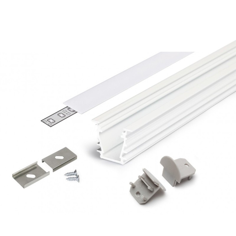 Deep10 | Bainco Recessed Aluminium Profile for LED Strip 2m
