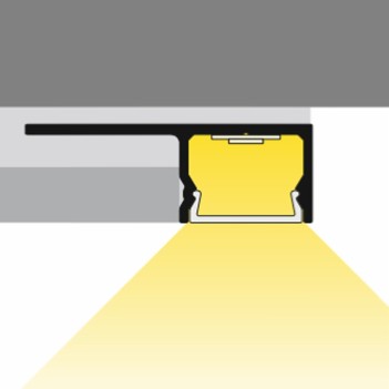 Profilo in Alluminio per Piastrelle UNI-TILE12 180DEG per