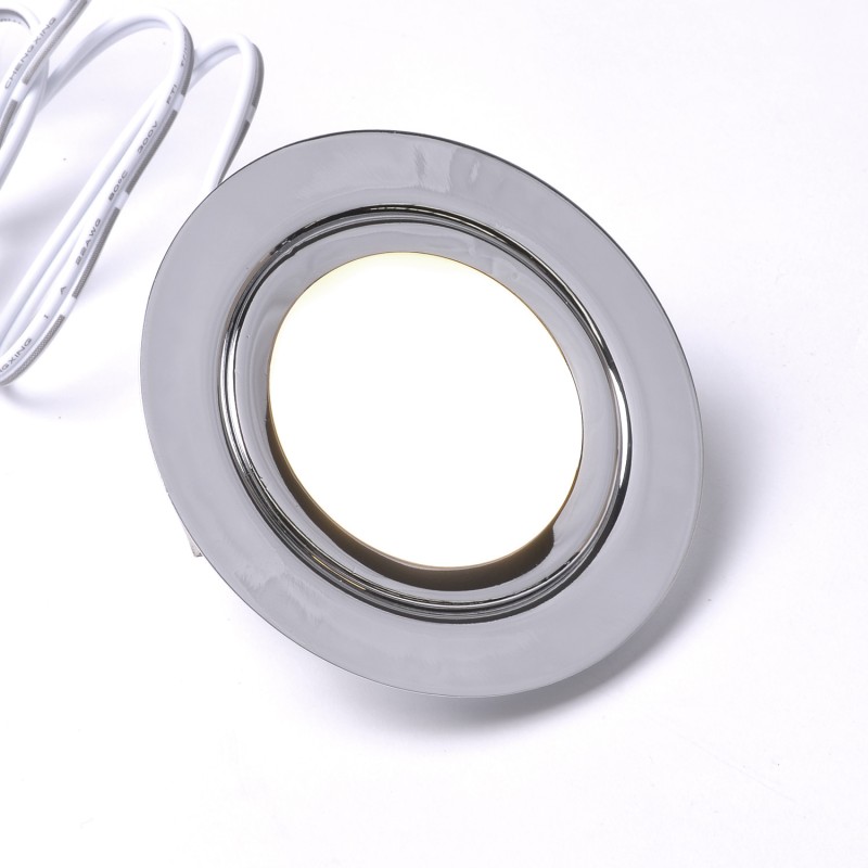 LED Recessed Spotlight 3W 12V Natural White 4000K 240LM Chromed Aluminium IP52 EN