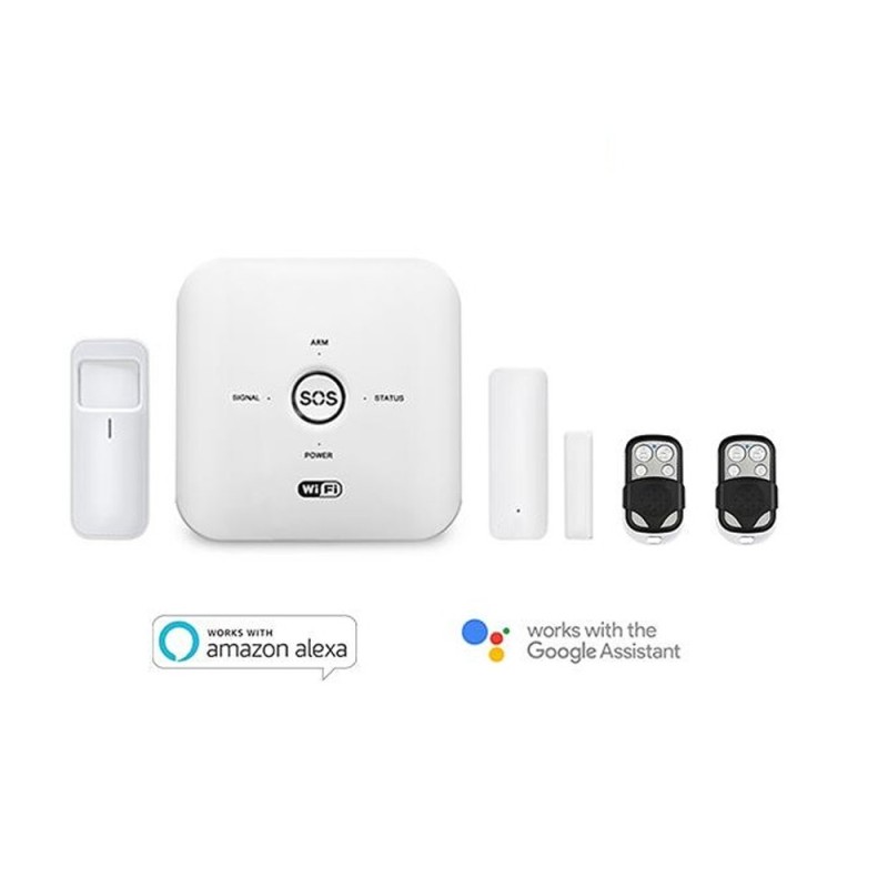 KIWI Kit Sistema di Allarme 10G Smart Wifi + GSM