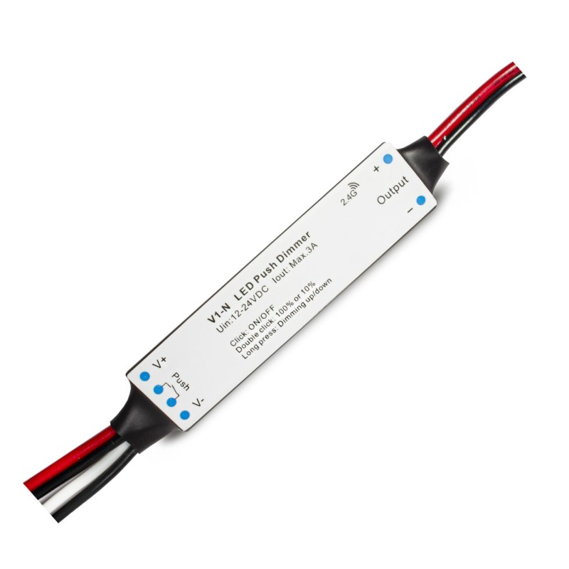 Controller strip striscia led dimmerabile e interruttore accensione on off