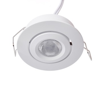 Puntoluce Led 3W 240lm 30D DC 12V da Incasso Foro 41mm IP52