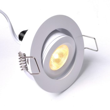 Puntoluce Led 3W 240lm 30D DC 12V da Incasso Foro 41mm IP52