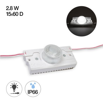 Modulo Led per insegne 1 LED 2.8W Sidelight IP65 15x60D