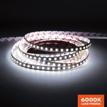 Led strip 48W 4800lm 24V IP20 PCB 8mm 600 SMD 2835 coil en