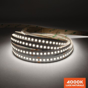 Striscia Led H.C. CRI95 130W 15600lm 24V IP20 PCB 12mm Bobina da 800 SMD 2835