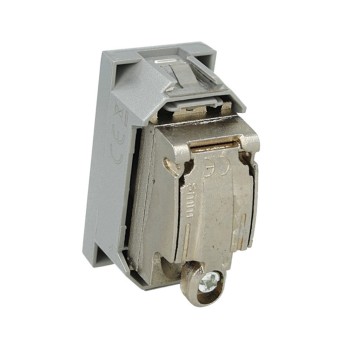 Presa TV Passante Maschio Silver - Compatibile Serie