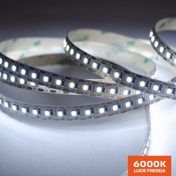 Single Cut Led Strip 120W 12000lm 24V IP20 PCB 10mm 600 SMD