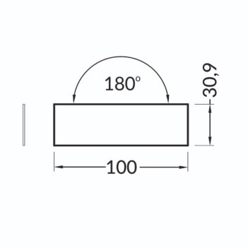 VARIO30-05 profile connector - 180 ° linear connection en