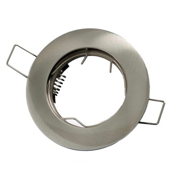 Portafaretto da Incasso Rotondo Fisso Foro 60mm Satinato – VIDI