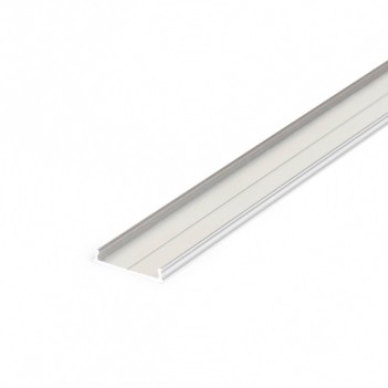 FIX12 flat aluminum profile for led strip - Anodized 2mt - Profile only en