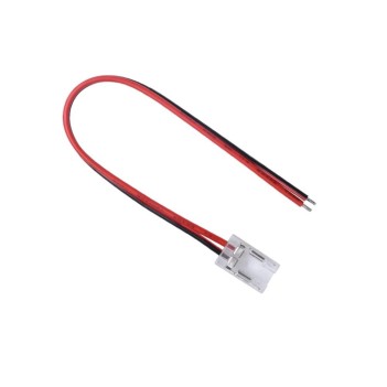 5x Invisible connector to connect 8mm led strips + 15CM cable