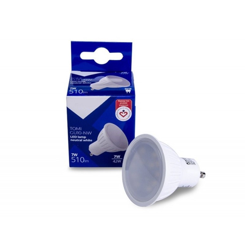 Led Spotlight GU10 7W 500lm Size 50x55mm Led Spotlight GU10 7W 500lm Size 50x55mm