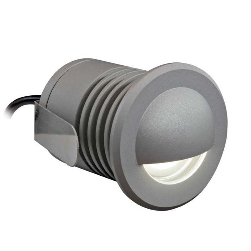 Recessed aluminum steplight HALF STL0103C 0.5W 75lm 12V waterproof IP65 en