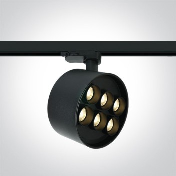 Faretto Led per Binario Trifase SERIE DARK LIGHT 36W 2880lm 3000K CRI90 40D Colore Nero