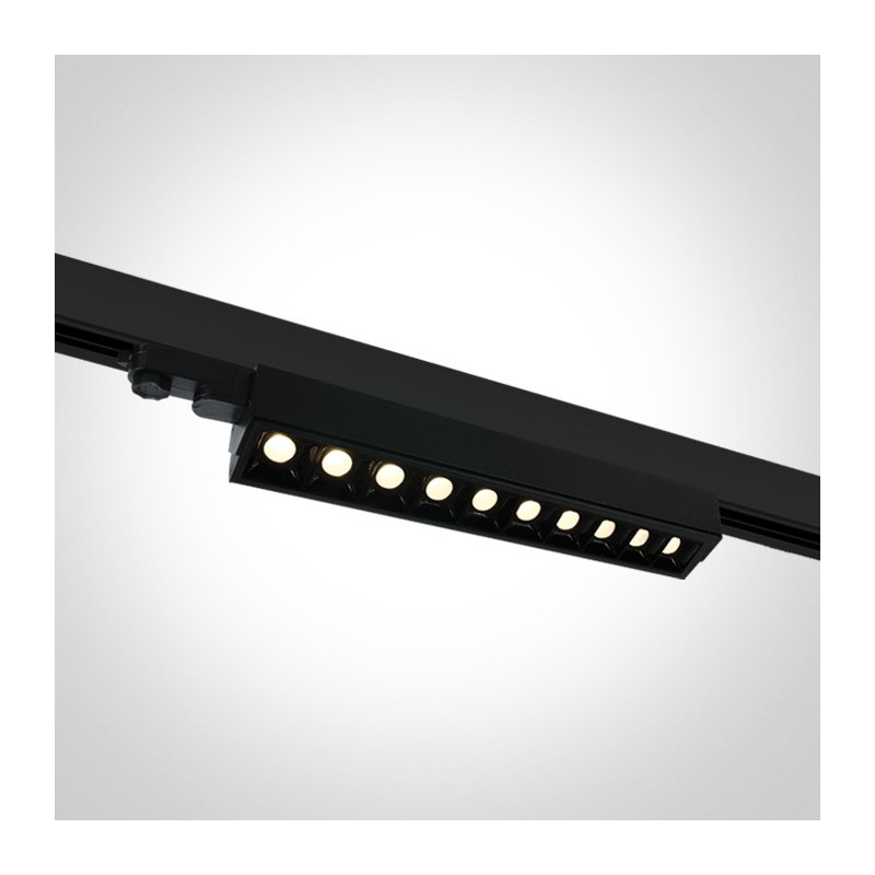 LINEAR SERIES 50W 5800lm 30D 3-Phase Track Led Bar Black Colour Adjustable