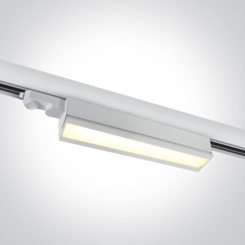 Barra Led per Binario Trifase SERIE LINEAR 40W 3200lm 100D colore Bianco Orientabile