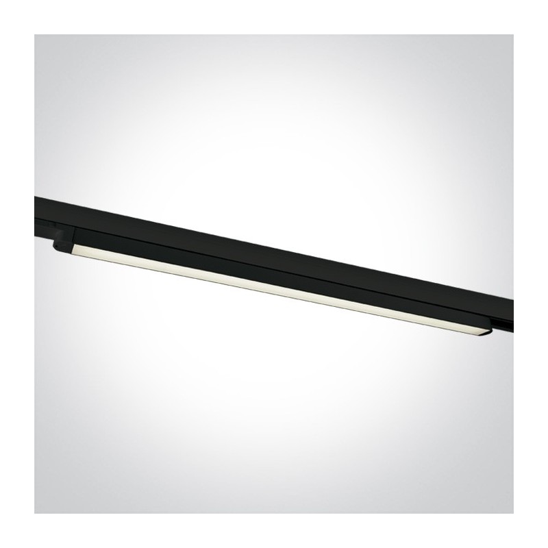 Led Spotlight for Three-Phase Track LINEAR SERIES 25W 2500lm 110D Black color en