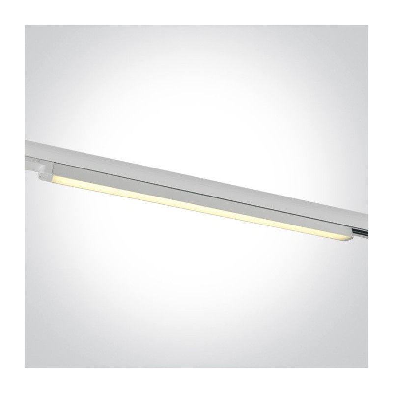 Barra Led per Binario Trifase SERIE LINEAR 25W 2500lm 110D Colore Bianco