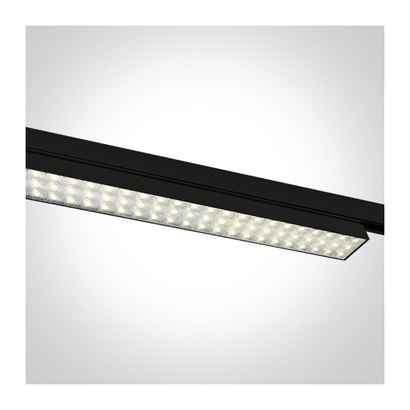 HIGH POWER SERIES 60W 5400lm CRI90 3-Phase Track Led Bar Black Colour