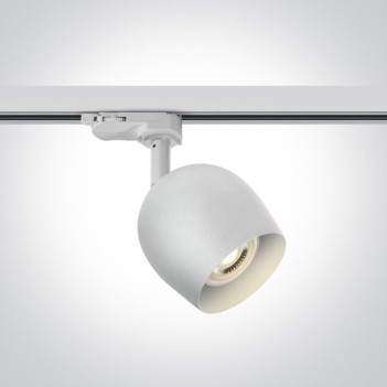 Led Spotlight for Three-phase Track RETRO SERIES with GU10 lamp holder in White