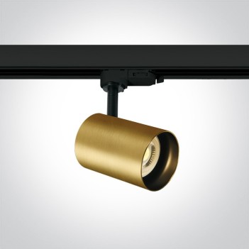 DARK LIGHT SERIES 3-Phase Track Led Spotlight with GU10 Lampholder Gold Colour