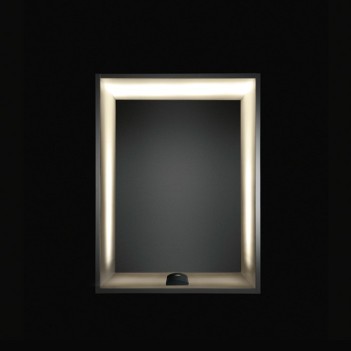 Black Led Lamp 6W IP65 to illuminate the frame of Doors and Windows en