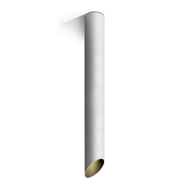 Ceiling Light with GU10 Connection CUT CYLINDER Series 500mm D56 Spotlight Colour White