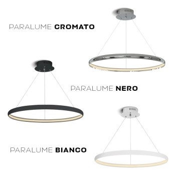 Lampadario Led a Sospensione Design Circolare The Ring