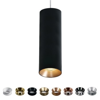 Faretto Spotlight con attacco GU10 Serie Pendant Cylinder