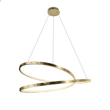 Lampadario Led a Sospensione Design Circolare The Swirl