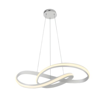 The Swirl: Lampadario Led a Sospensione design Bianco moderno e astratto