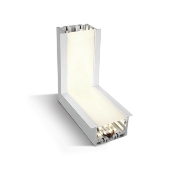 Luminous corner 8W 900lm for ceiling and Wall for Linear Profiles Series